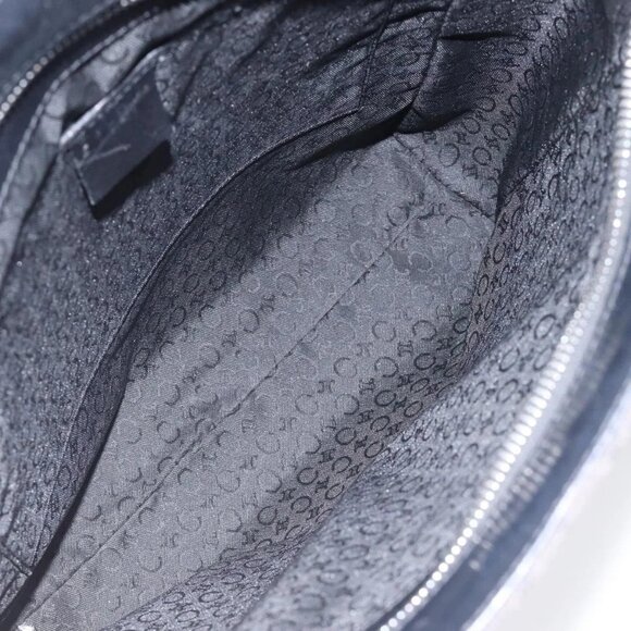 CELINE C Macadam Canvas Hand Bag Gray Silver Auth bs26321 - Picture 11 of 16